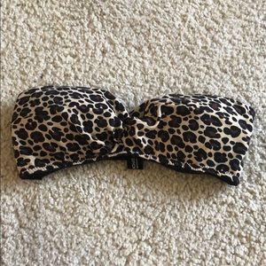 Cheetah print bandeau